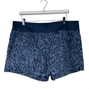 Athleta Trekkie North Hiking Shorts Womens 18 Blue Travel Outdoor NWT